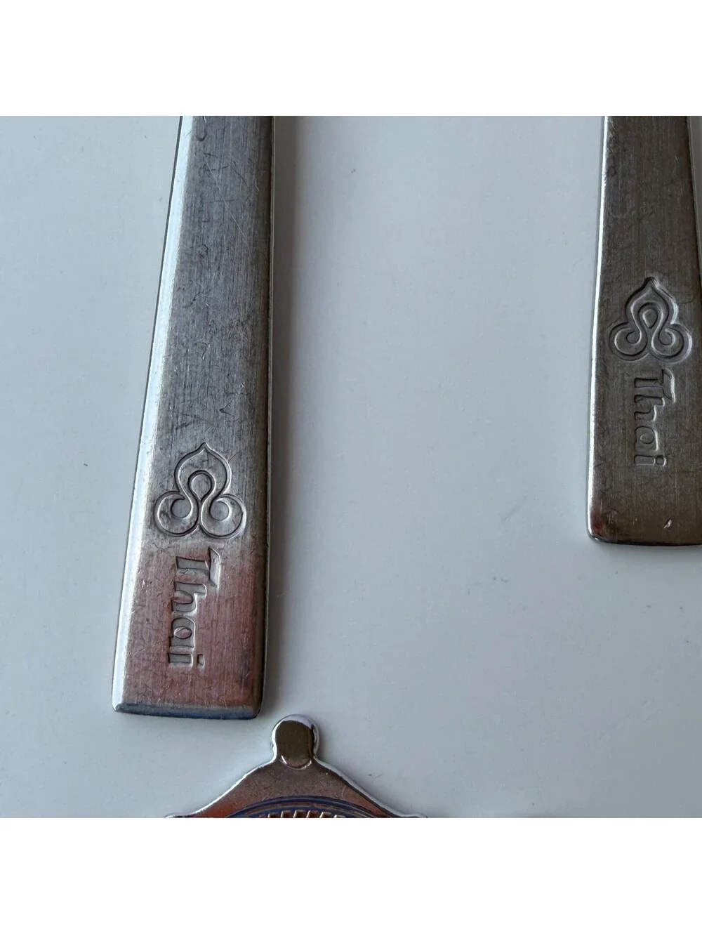 Vintage Noritake Thai‎ Airways Flatware Lot Sherlock Holmes Spoon B-9